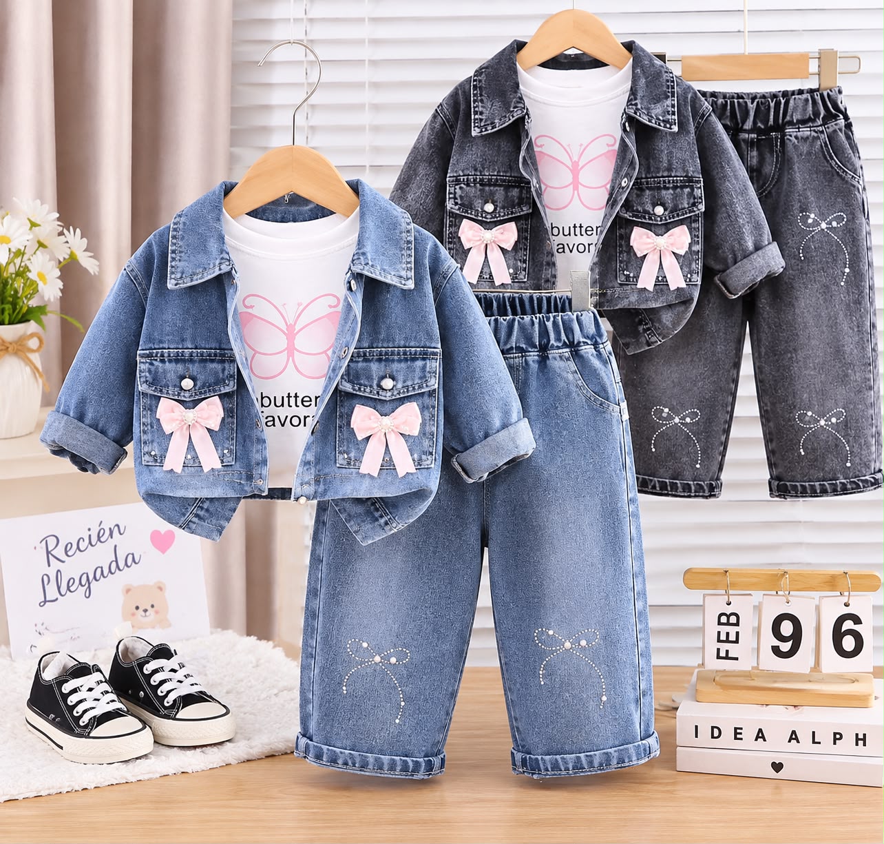 Conjunto denim Lazos